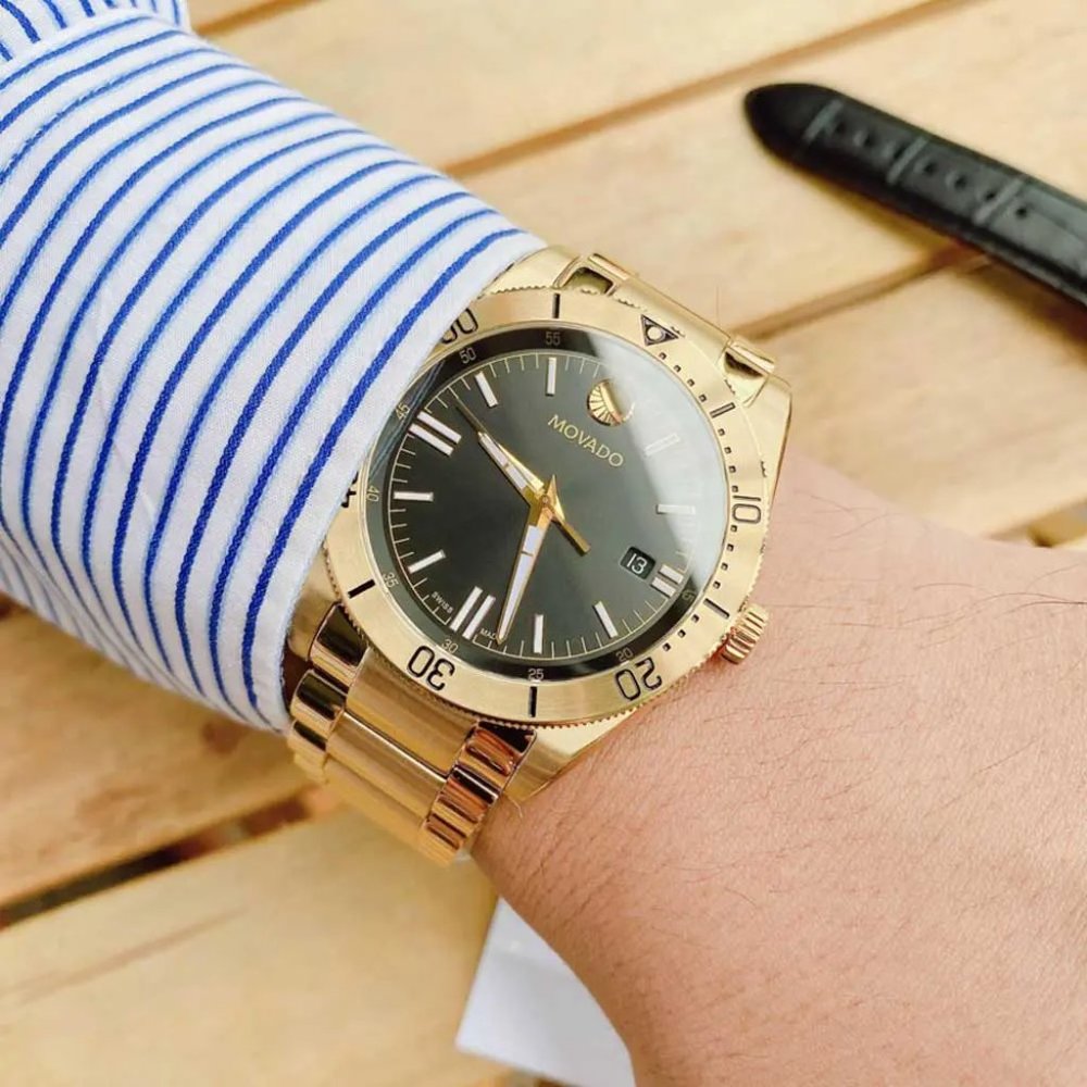 Movado Men's Sport Gold Watch